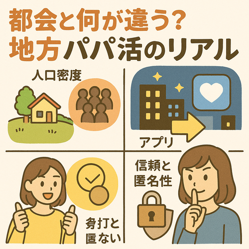都会と何が違う?岡山パパ活のリアル