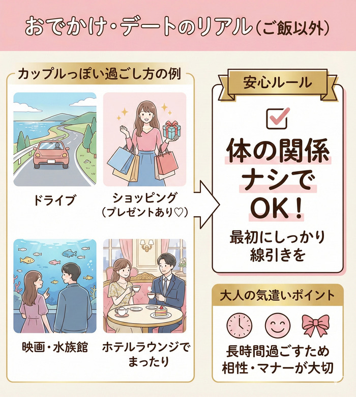 おでかけとかデートってどうなの?