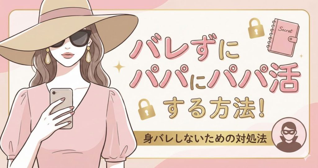 バレずにパパ活する方法！身バレしないための対処法・バレたときの言い訳集