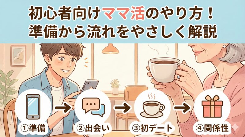ママ活の始め方！失敗しないやり方とどうやって出会うか初心者向けに解説