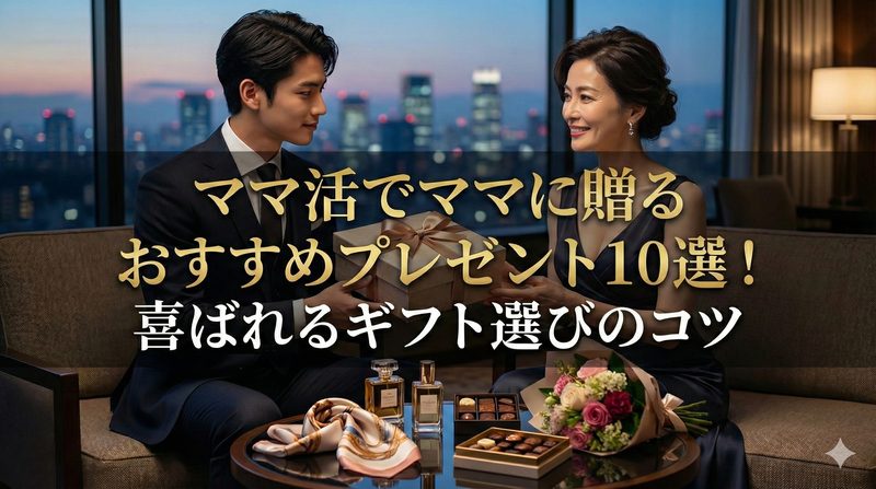 ママ活でママに贈るおすすめプレゼント10選！喜ばれるギフト選びのコツ