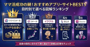 ママ活アプリ・サイトおすすめランキング5選【2025年】