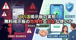 パパ活掲示板の実態！無料掲示板の危険性と安全な使い方・掲示板が使えるアプリ